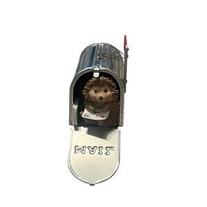 Vintage Hallmark Hedgehog Mailbox Christmas Ornament